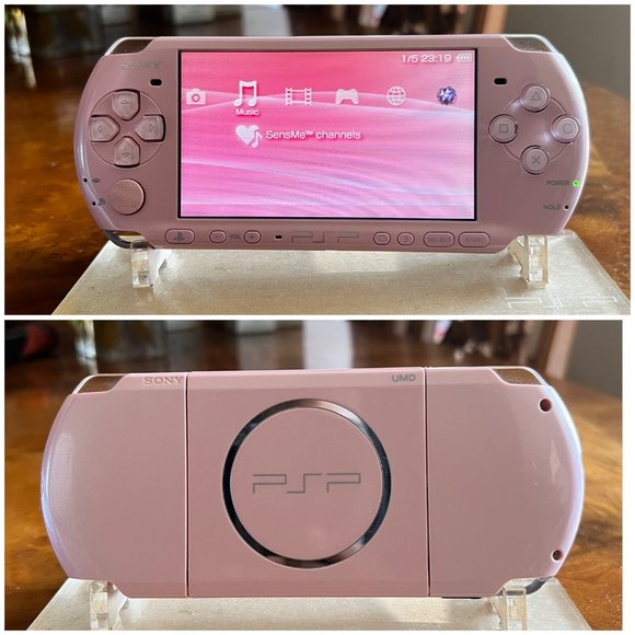 Sony Other - Blossom Pink PSP 3000 (Free pouch/Transparent shell/Wrist strap/Charger)